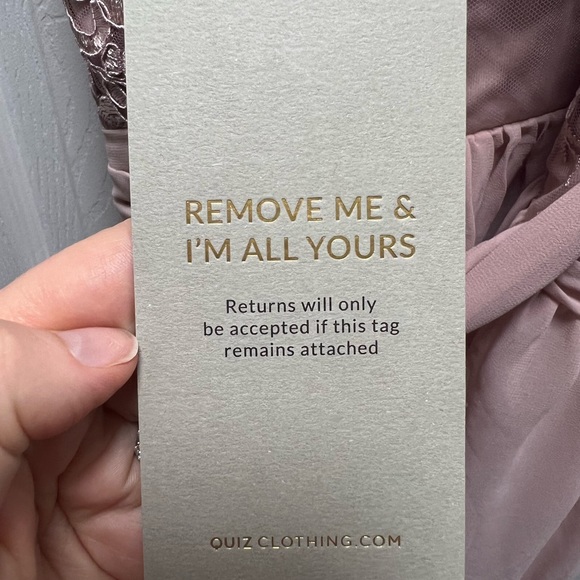 Quiz Chiffon halter top midi dress. Size 12. New with tags! - Picture 5 of 5